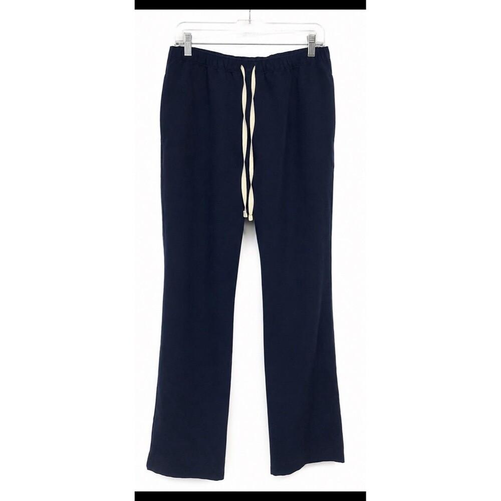 FIGS Womens Medium Technical Collection Pisco Scrub Pants Navy Blue Straight Leg